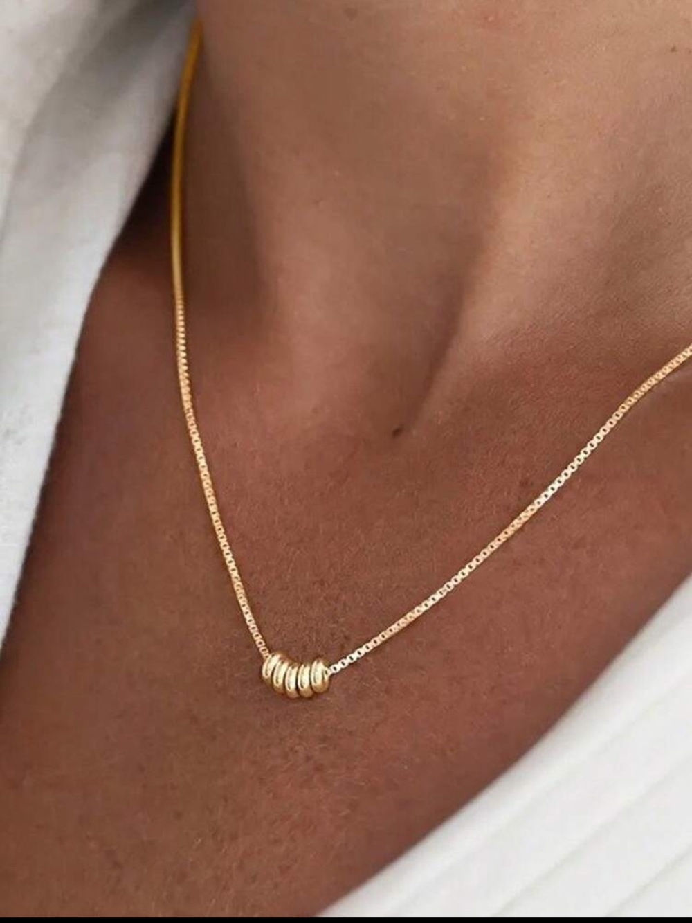 Gold necklace